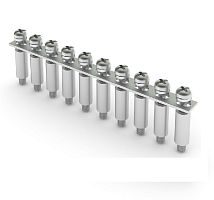 Перемычка винтовая Tekfor для клемм UT2-10мм2 10PIN картинка 